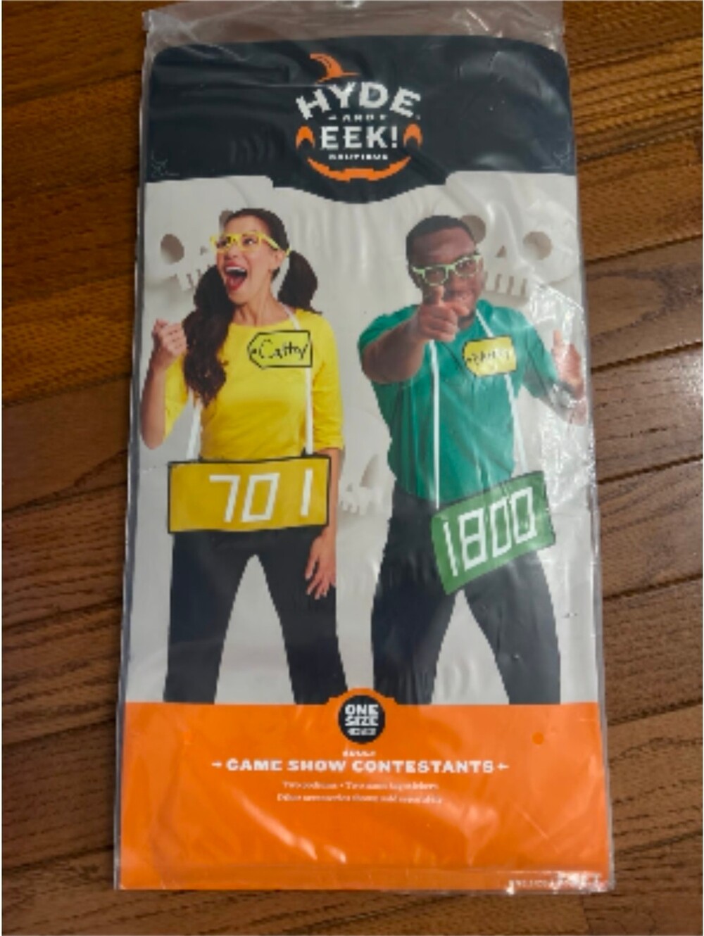 Hyde and Eek! Game Show Contestant Costume - Yellow & Green